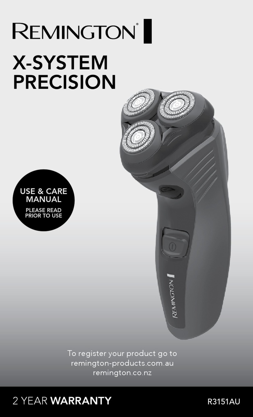 Remington X-SYSTEM PRECISION R3151AU User manual