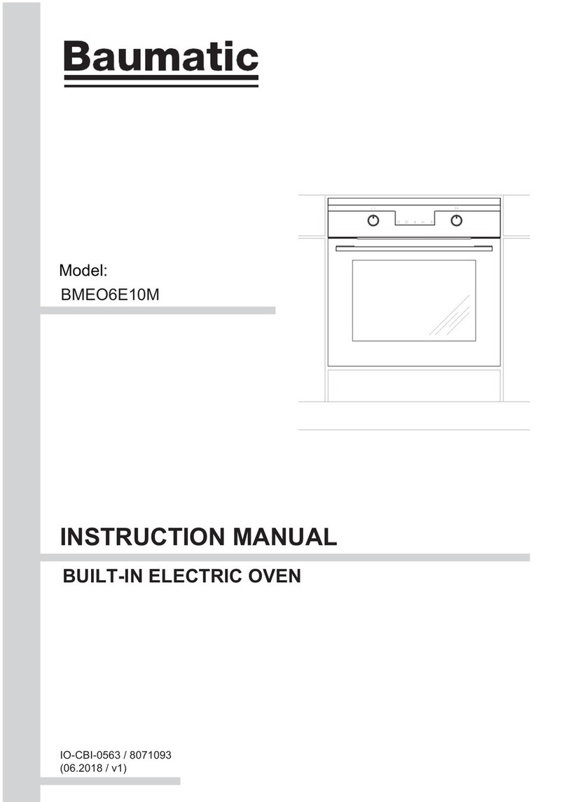 Baumatic BMEO6E10M instruction manual
