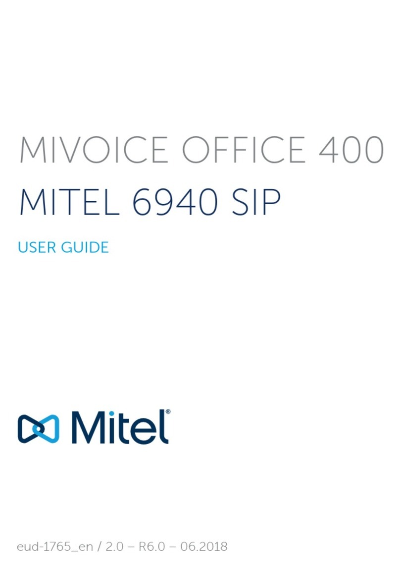 Mitel 6940 SIP user guide