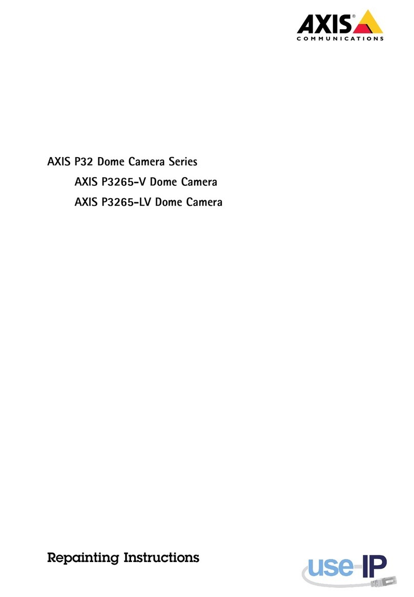 Axis P32 Series Repainting instructions