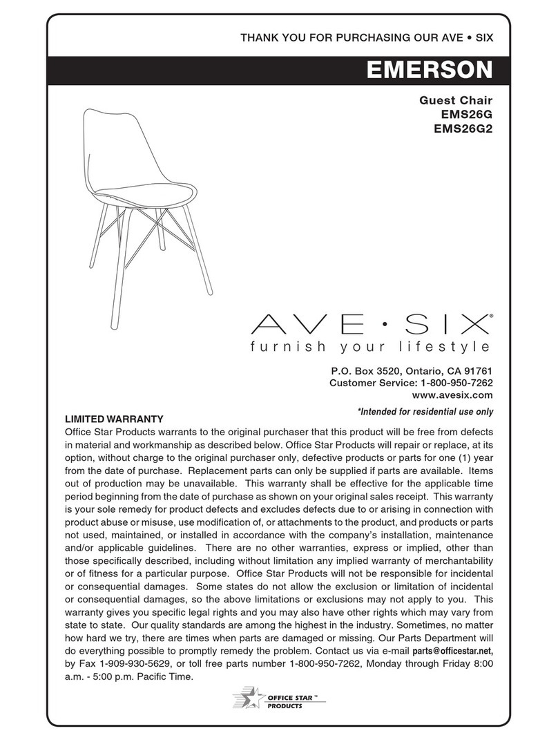Avenue Six EMERSON EMS26G quick start guide