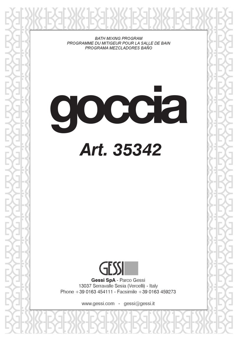 Gessi goccia 35342 Bath Mixing Program Gessi goccia 35342 Bath Mixing Program