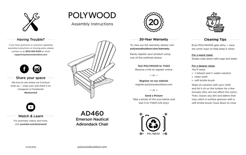 Polywood AD460 User manual