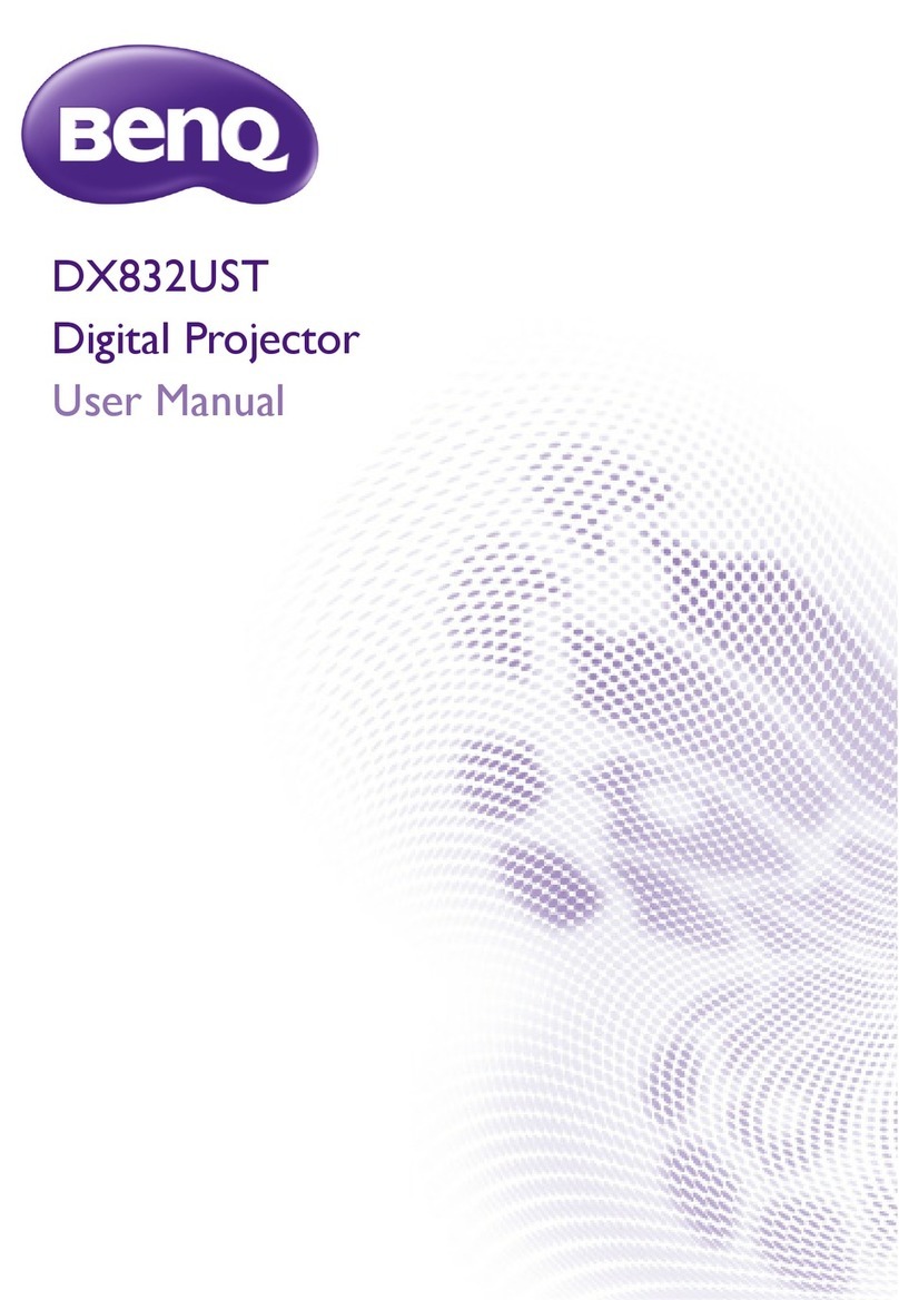 BenQ DX832UST User manual