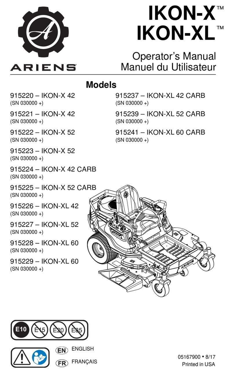 Ariens IKON-X Operator's manual