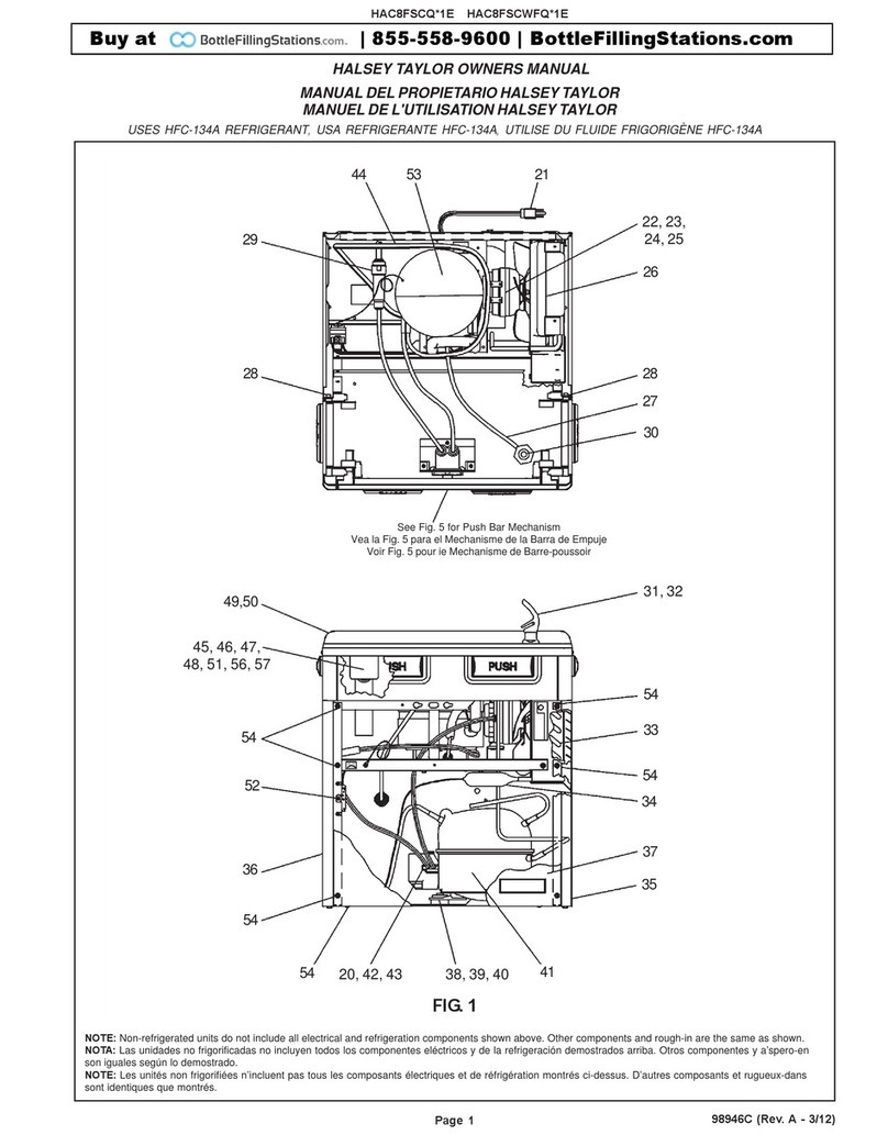 Halsey Taylor HAC8FSCQ 1E Series User manual