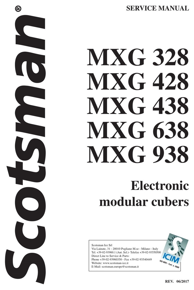 Scotsman MXG 328 User manual