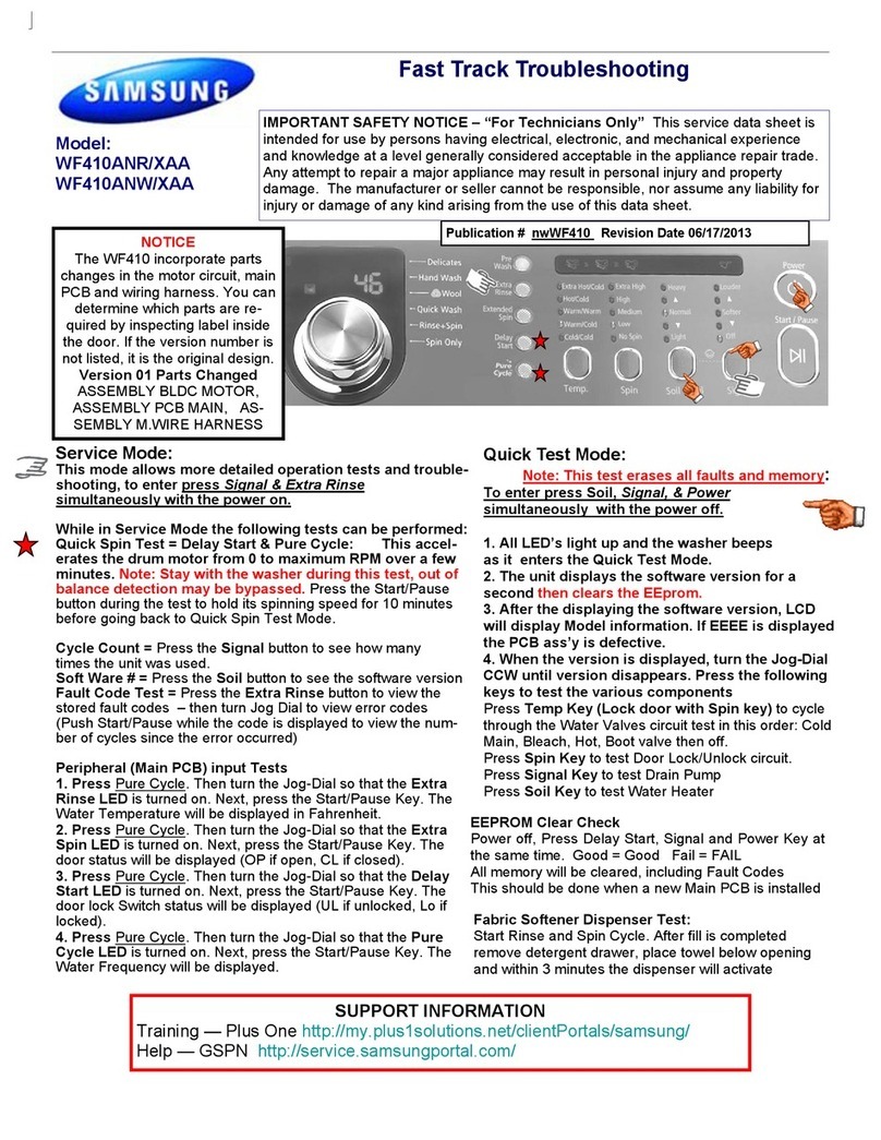 Samsung WF410ANR/XAA Operating instructions