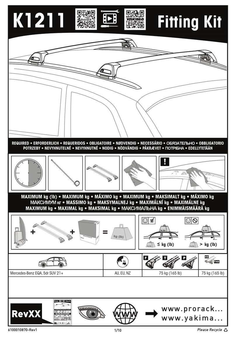 Yakima K1211 User manual
