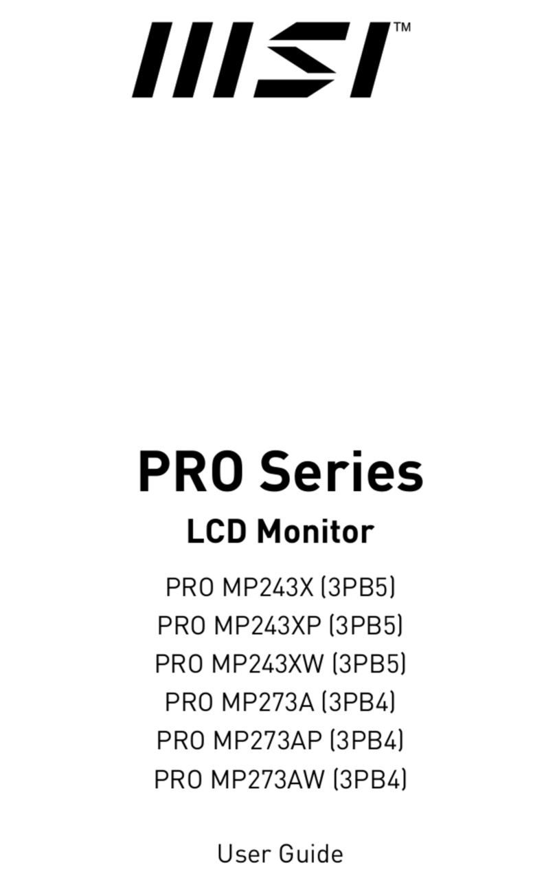 MSI PRO MP243X User manual