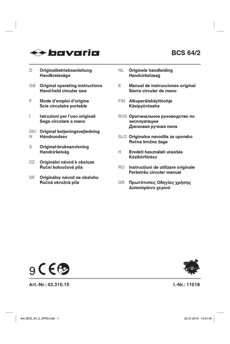 Bavaria BCS 64/2 Original operating instructions