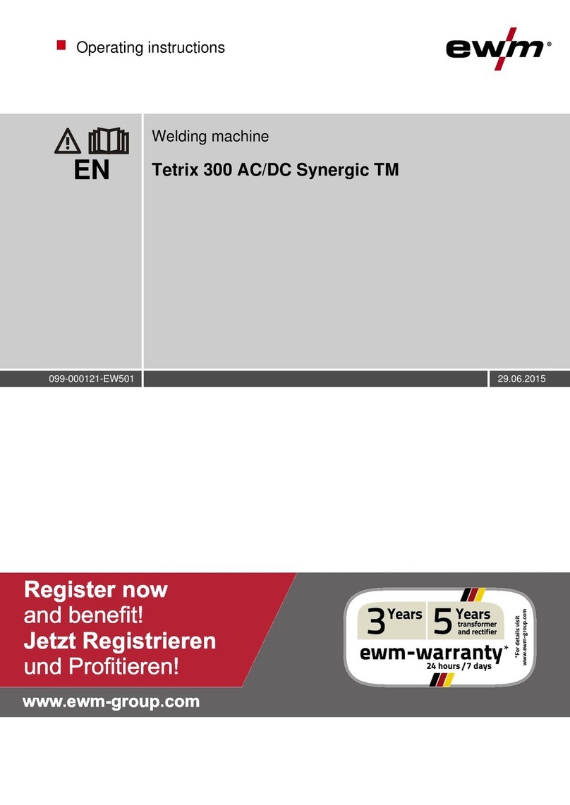 EWM Tetrix 300 Comfort TM User manual