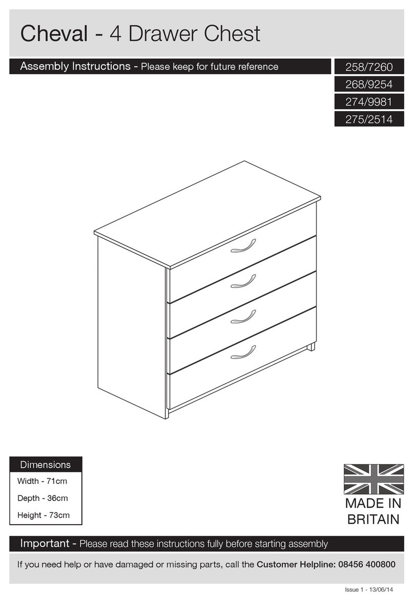 Argos Cheval 258/7260 User manual Argos Cheval 258/7260 User manual