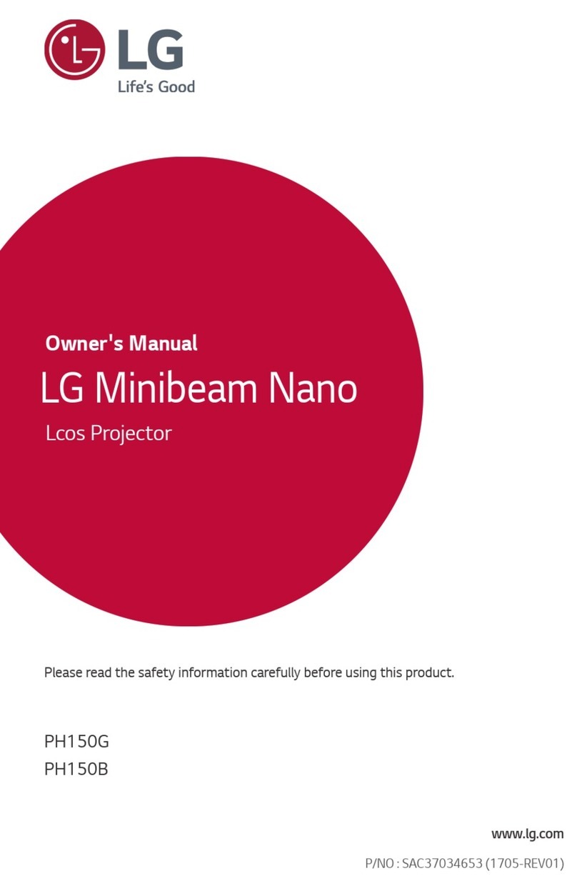 LG Minibeam Nano PH150B User manual