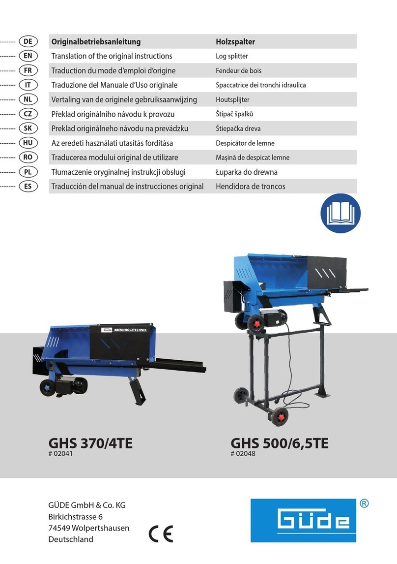 GÜDE GHS 370/4TE Original instructions