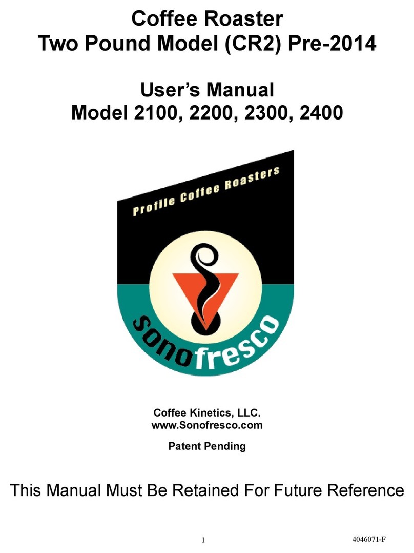 Sonofresco Pre-2014 user manual