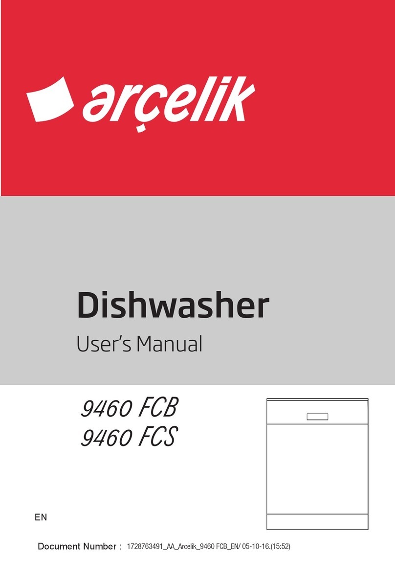arcelik 9460 FCB user manual