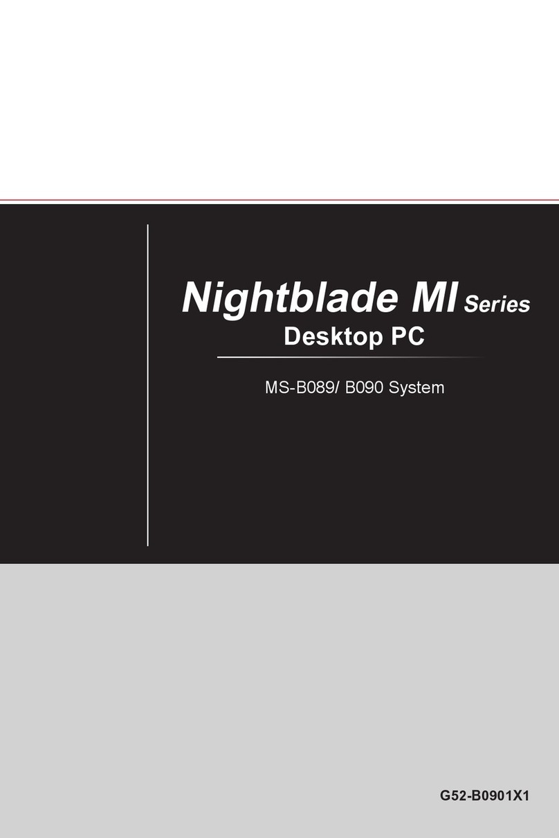MSI MS-B089 User manual