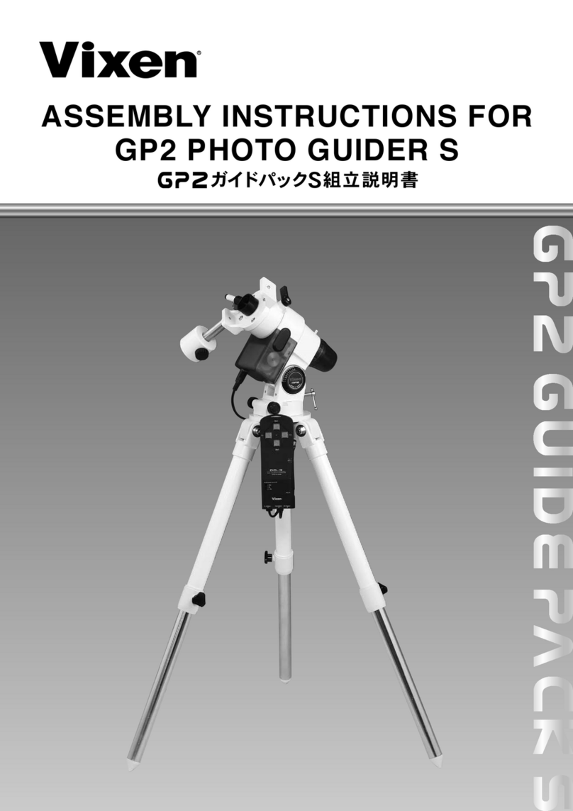 Vixen GP2 PHOTO GUIDER S Assembly instructions Vixen GP2 PHOTO GUIDER S Assembly instructions