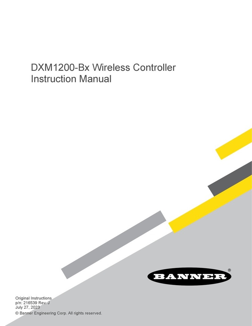 Banner Sure Cross DXM1200-B Series instruction manual