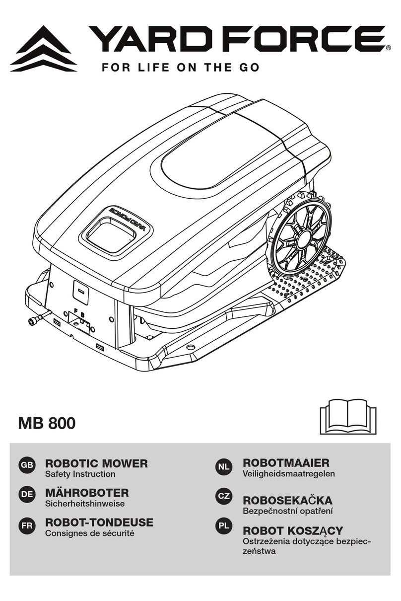 Yard force MB 800 Firmware update