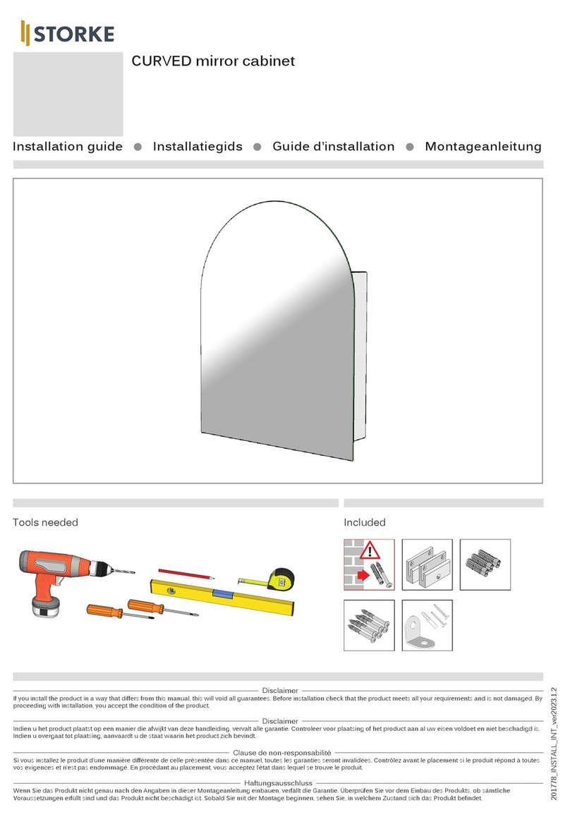 storke CURVED installation guide