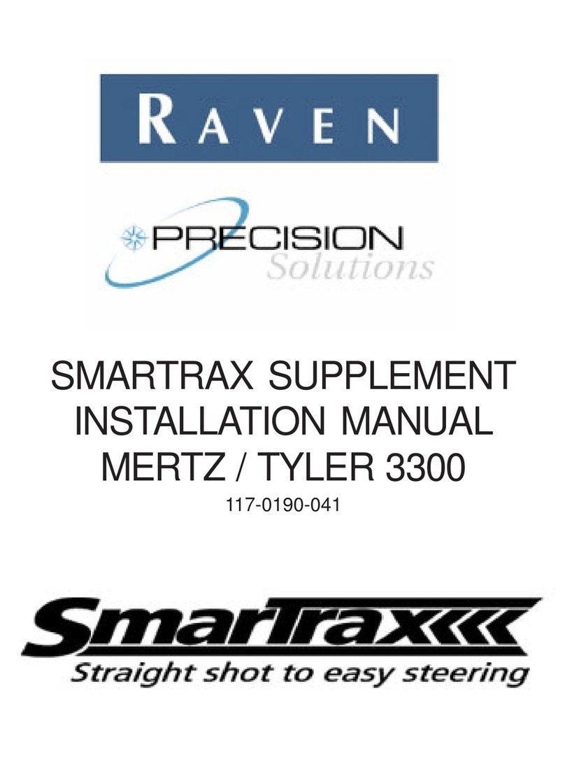 Raven PRECISION Solutions SmarTrax Mertz 3300 User manual Raven PRECISION Solutions SmarTrax Mertz 3300 User manual