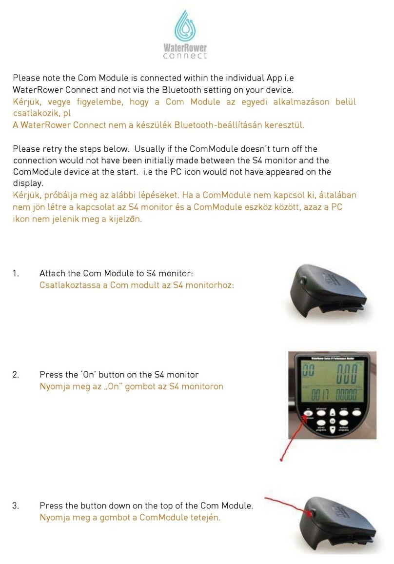 WaterRower ComModule manual