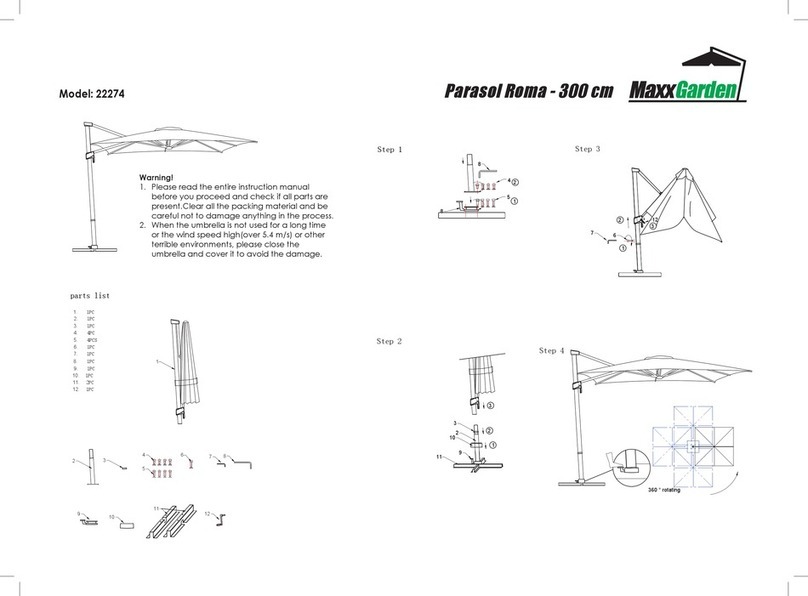MaxxGarden 22274 Quick assembly guide