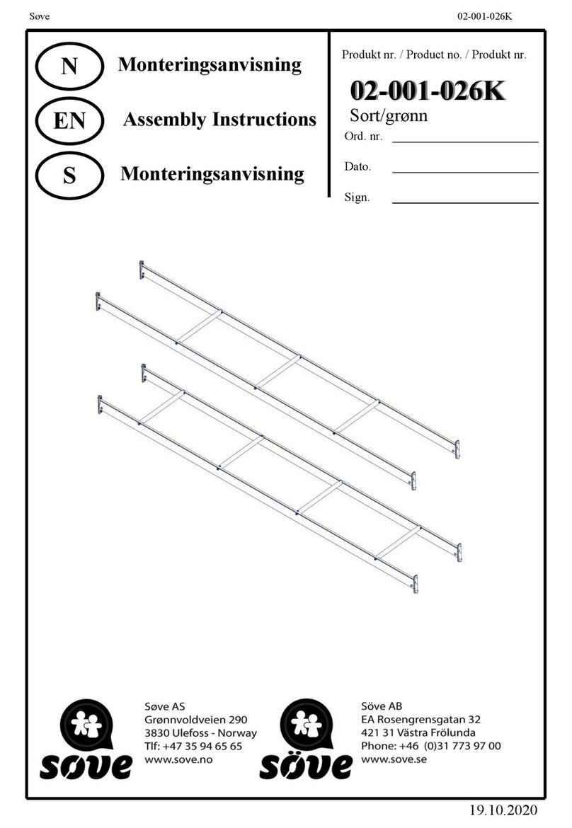 Sove 02-001-026K Assembly instructions
