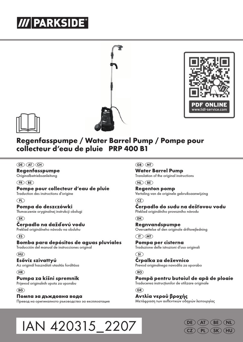 Parkside PRP 400 B1 Translation of the original instructions Parkside PRP 400 B1 Translation of the original instructions