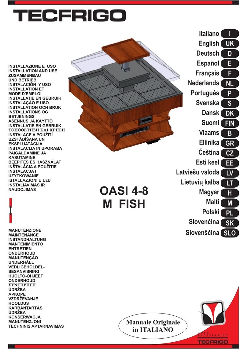 Tecfrigo OASI 4-8 M FISH Quick start guide