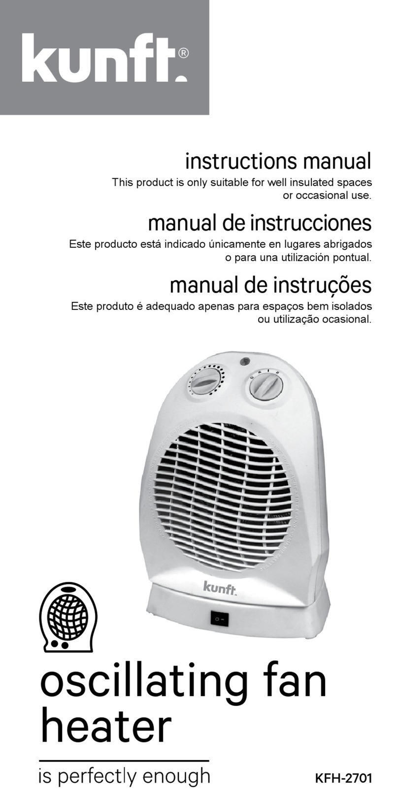 Kunft KFH-2701 instruction manual
