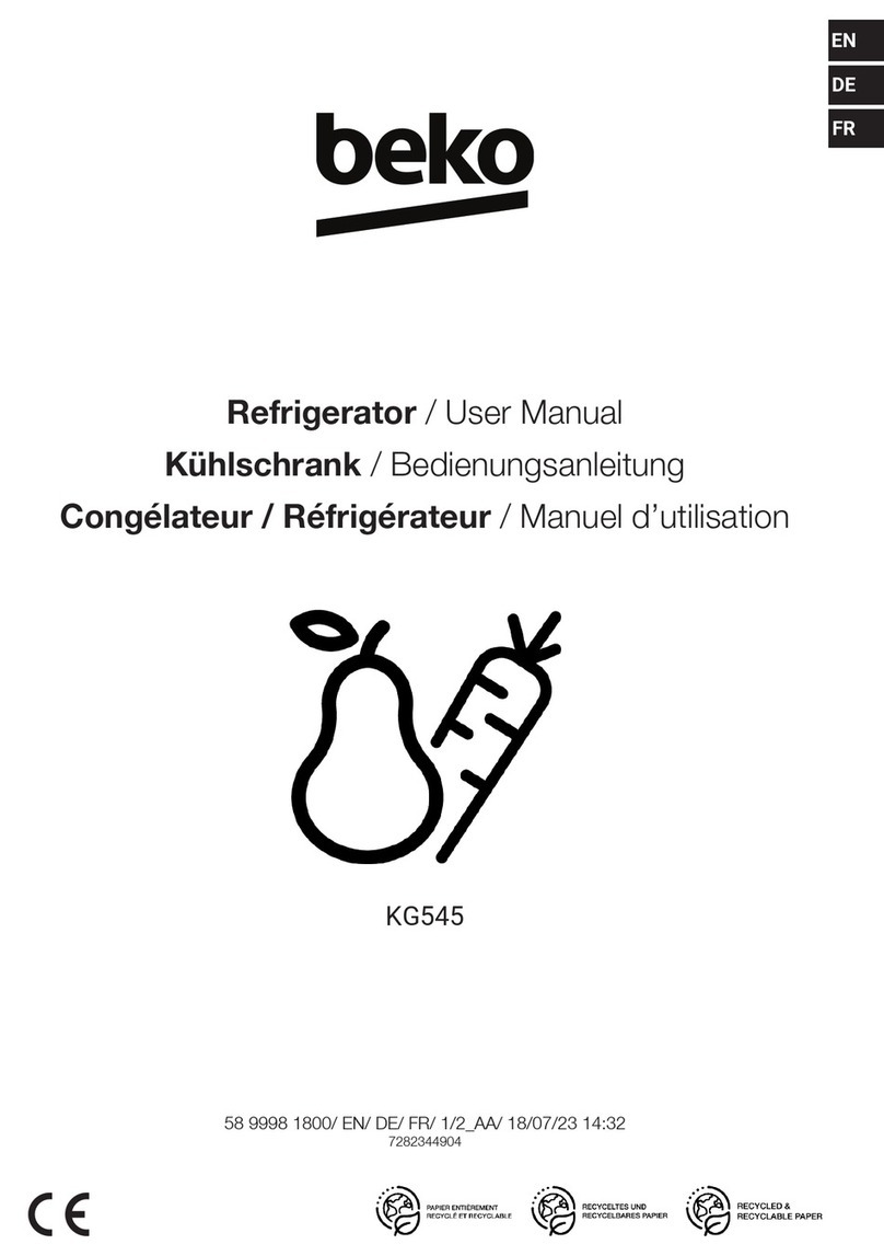 Beko KG545 user manual