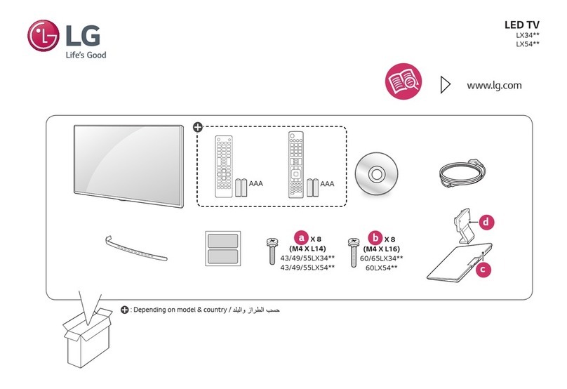 LG LX34 SERIES User manual