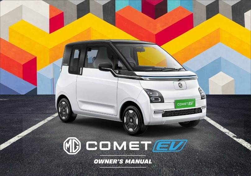 MG COMET EV 2023 owner's manual