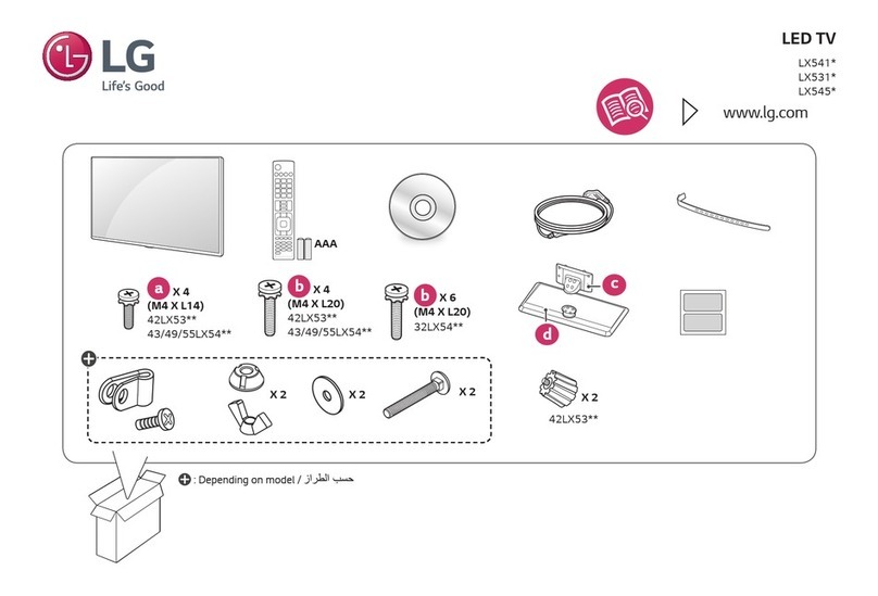 LG LX531 Series User manual