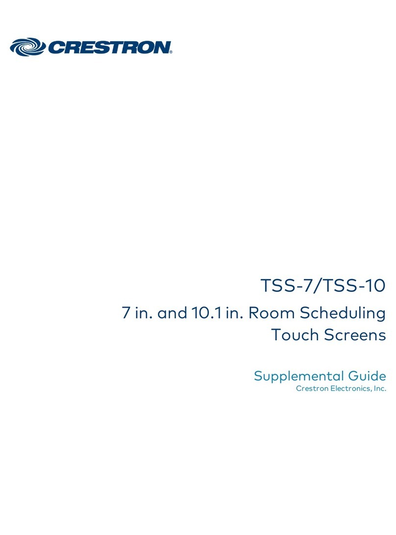 Crestron TSS-7 Owner's manual