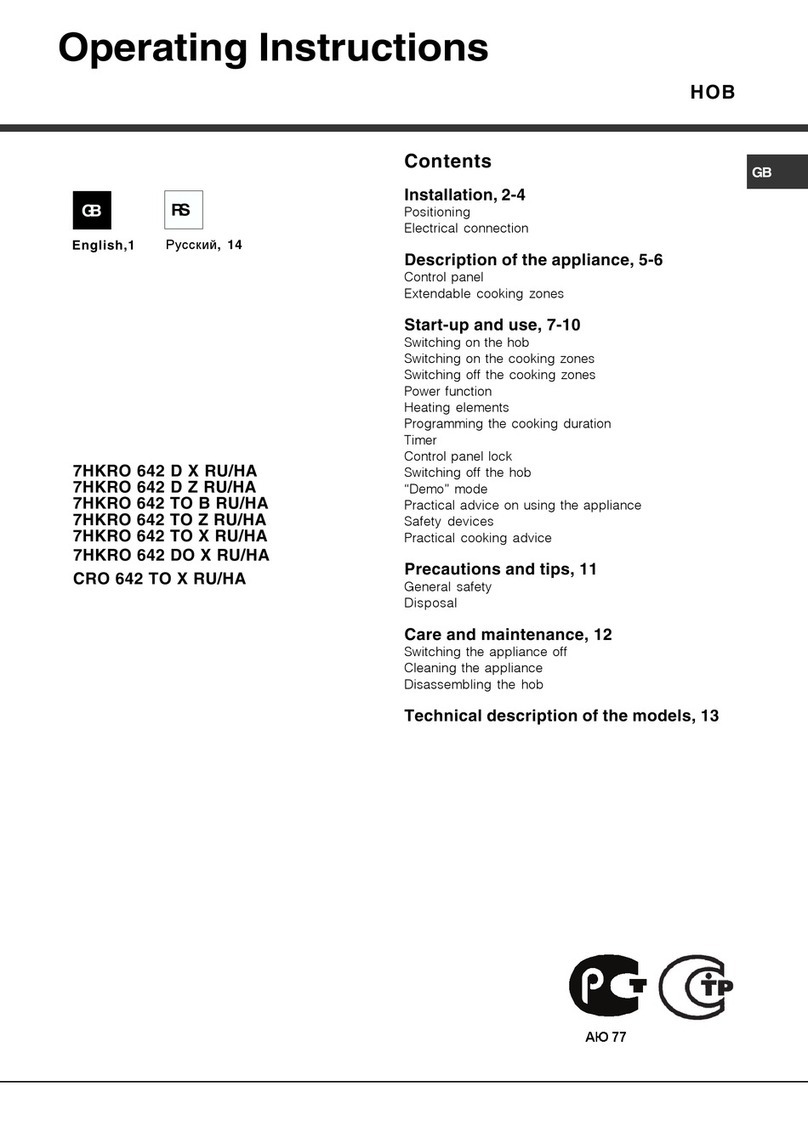 Indesit 7HKRO 642 D X RU/HA User manual