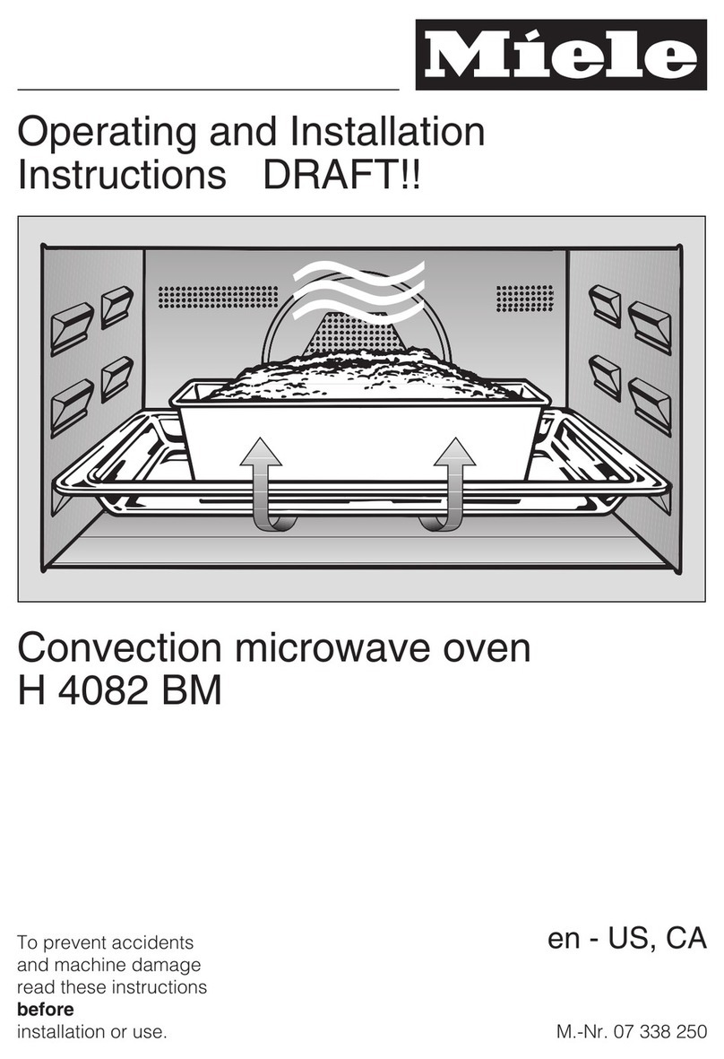 Miele H 4082 BM User manual