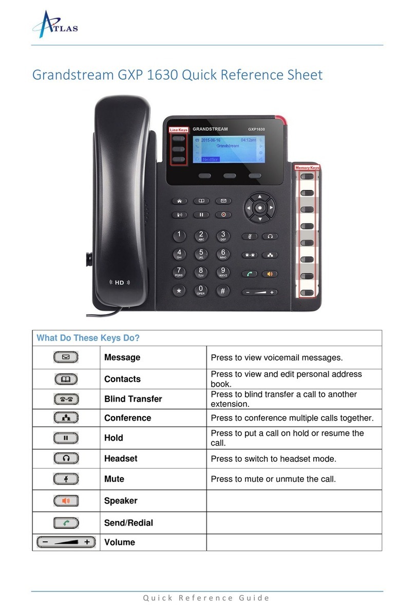 Grandstream Networks GXP1630 User manual Grandstream Networks GXP1630 User manual
