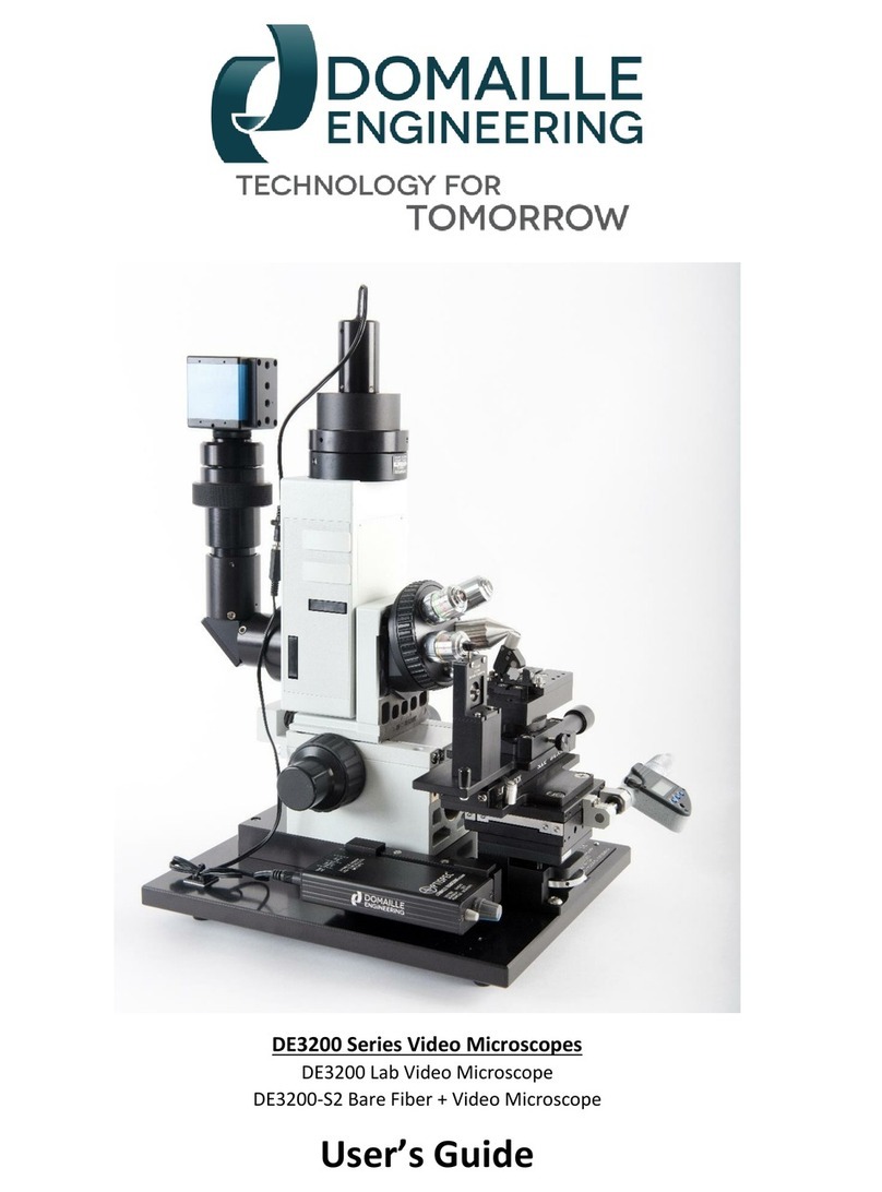DOMAILLE ENGINEERING DE3200 Series user guide