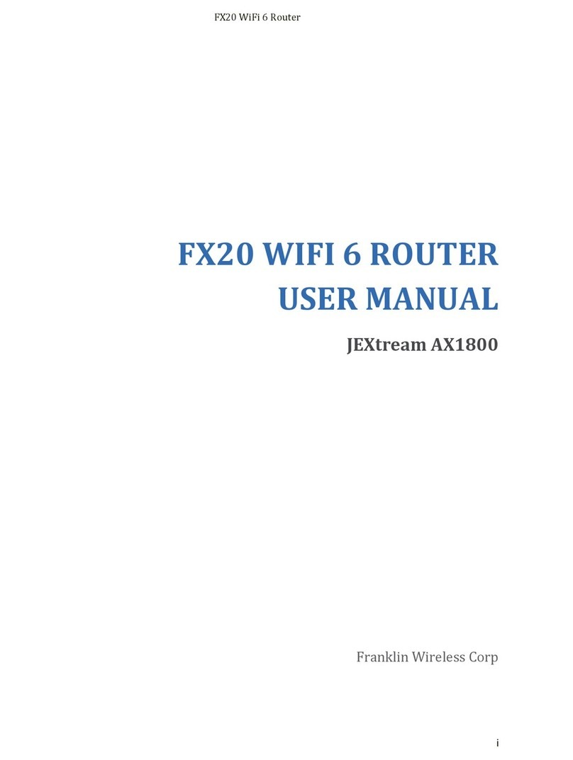 Franklin Wireless FX20 user manual
