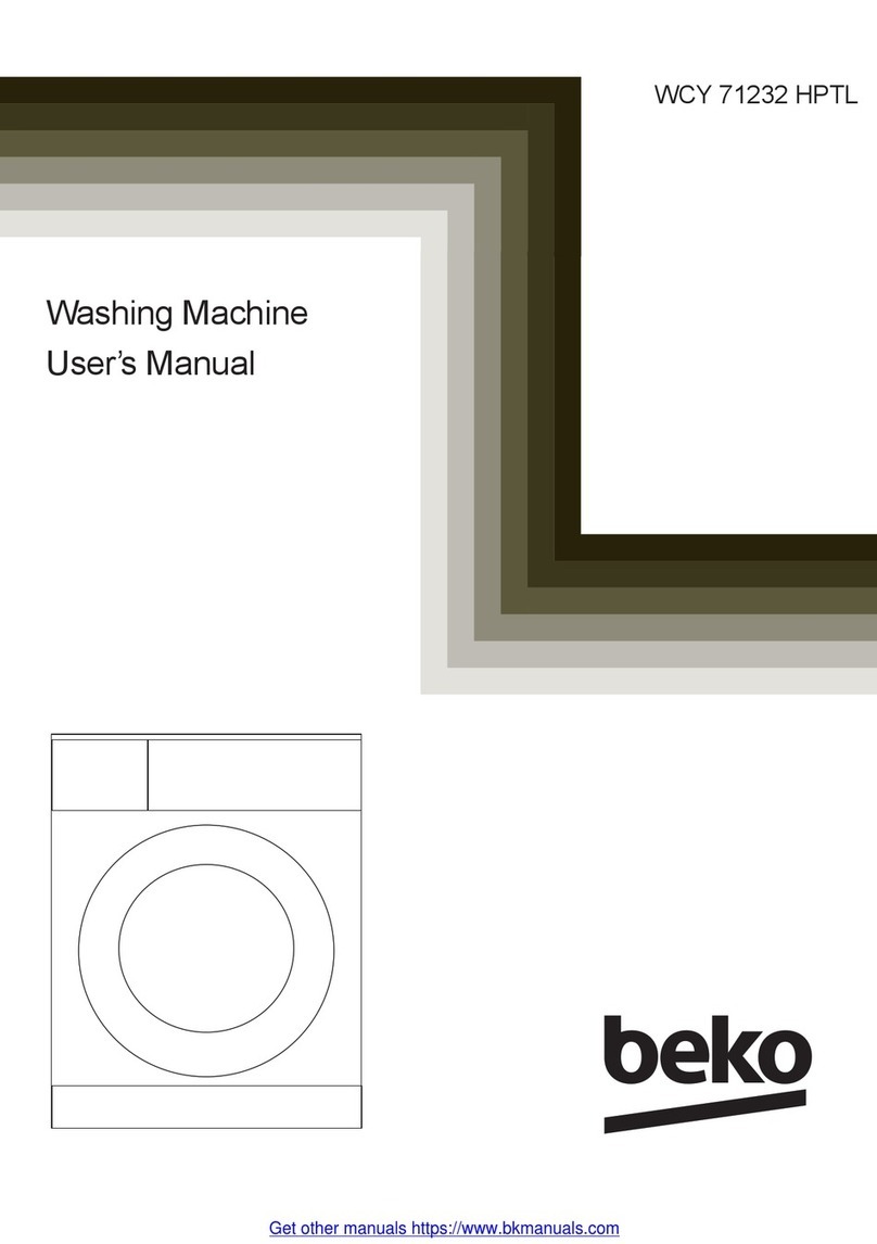 Beko WCY 71232 HPTL user manual