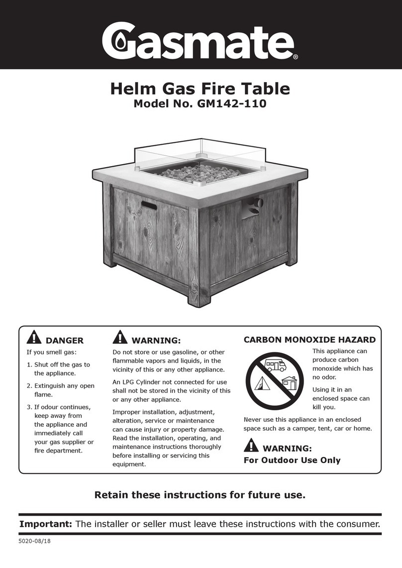Gasmate GM142-110 User manual