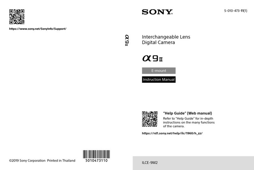 Sony a9 II Reference guide