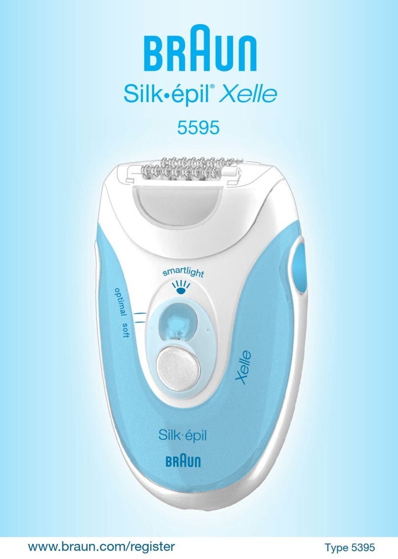 Braun Silk-epil Xelle 5595 User manual