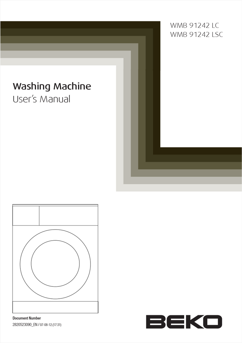 Beko WMB 91242 LC User manual