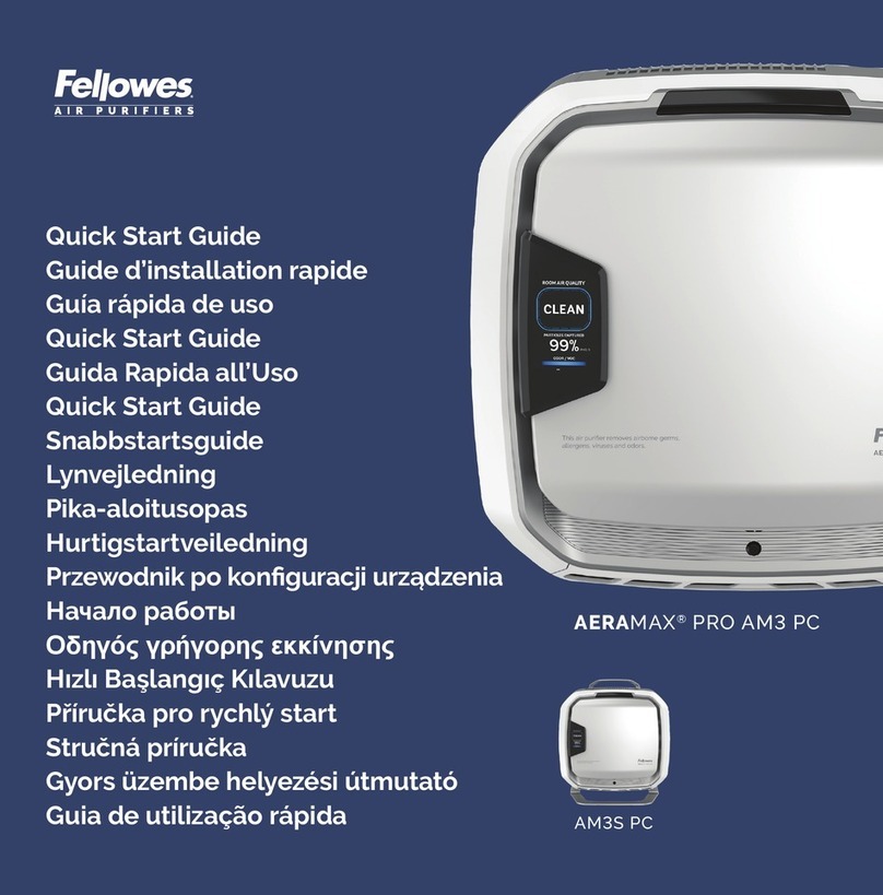 Fellowes AeraMax Pro AM3S PC User manual