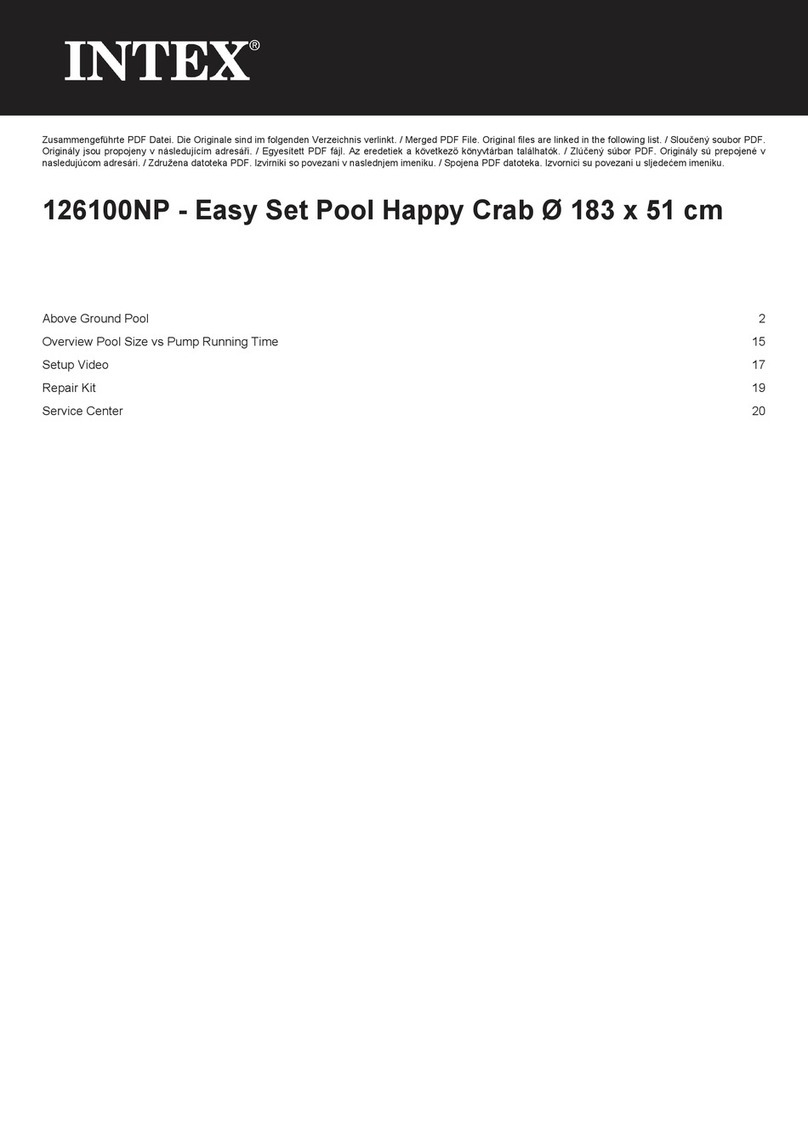 Intex 126100NP User manual